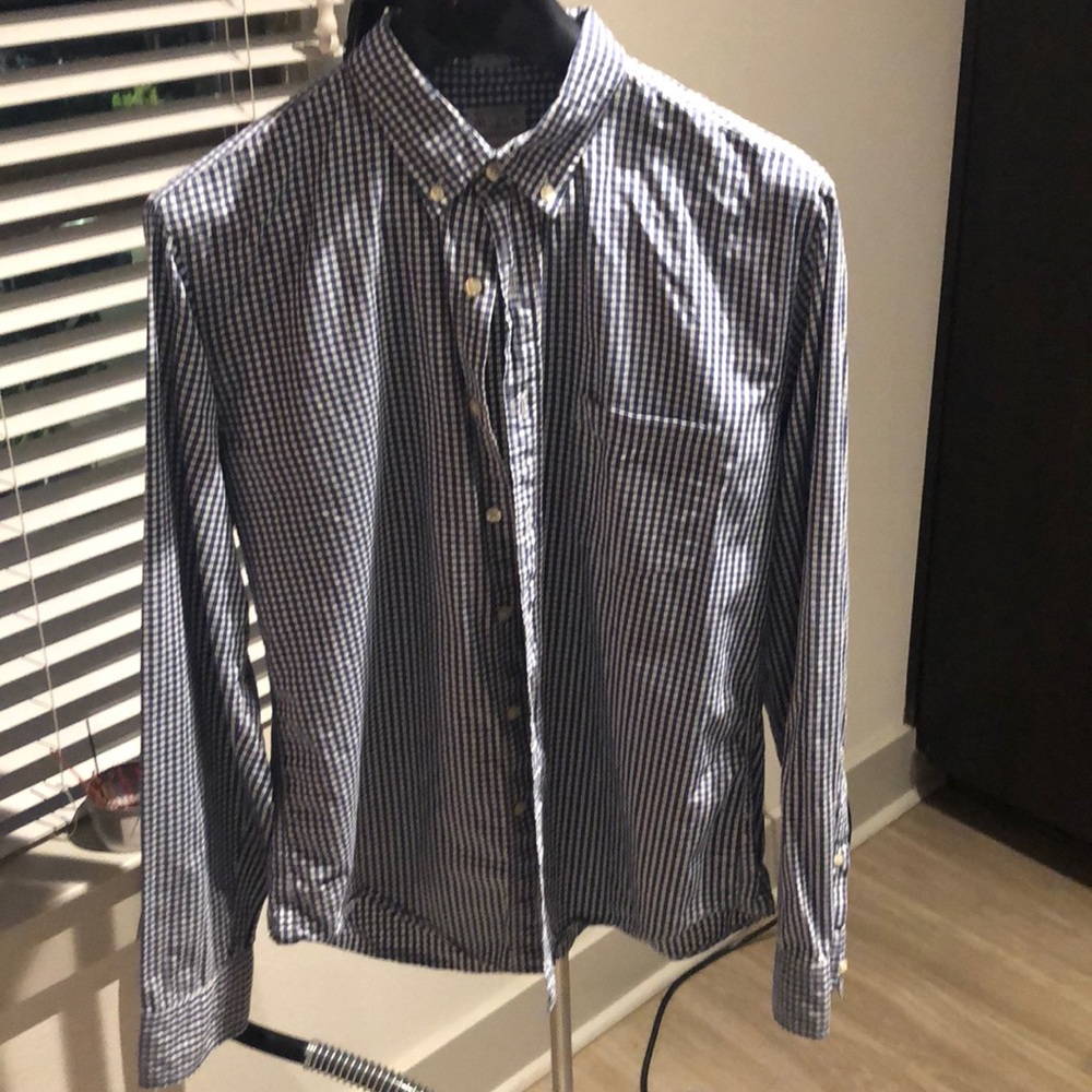 J crew gingham dress shirt